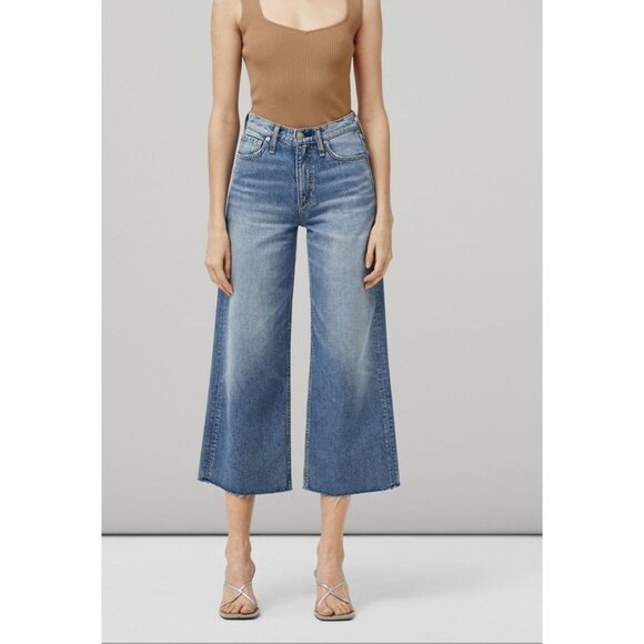Rag & Bone Andi Ankle Wide-Leg Jean in Quinn Size 27 - Picture 1 of 7